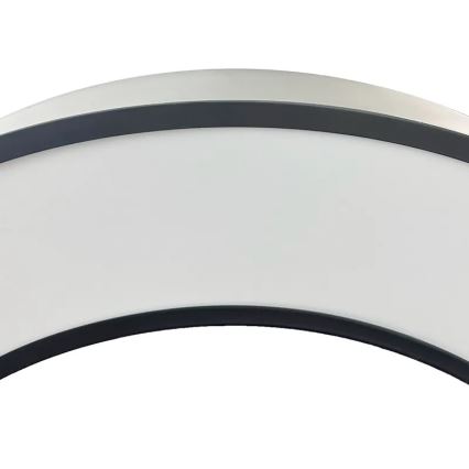 LED Stmievateľný luster na lanku LED/45W/230V 3000-6500K čierna + diaľkové ovládanie