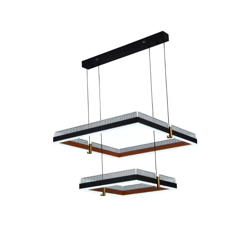 LED Stmievateľný luster na lanku LED/50W/230V 3000-6500K + diaľkové ovládanie