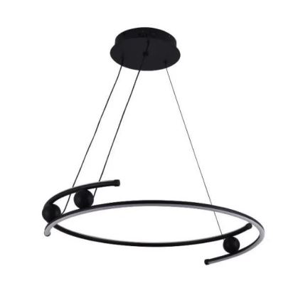 LED Stmievateľný luster na lanku LED/50W/230V 3000-6500K pr. 60 cm + diaľkové ovládanie
