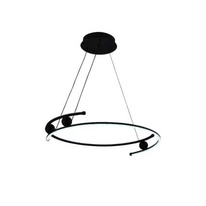 LED Stmievateľný luster na lanku LED/50W/230V 3000-6500K pr. 60 cm + diaľkové ovládanie