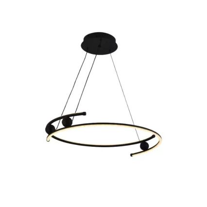 LED Stmievateľný luster na lanku LED/50W/230V 3000-6500K pr. 60 cm + diaľkové ovládanie