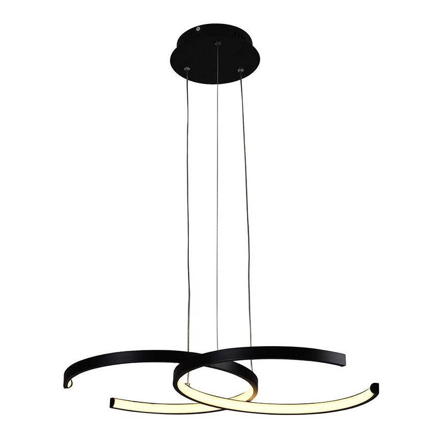LED Stmievateľný luster na lanku LED/50W/230V 3000-6500K + diaľkové ovládanie