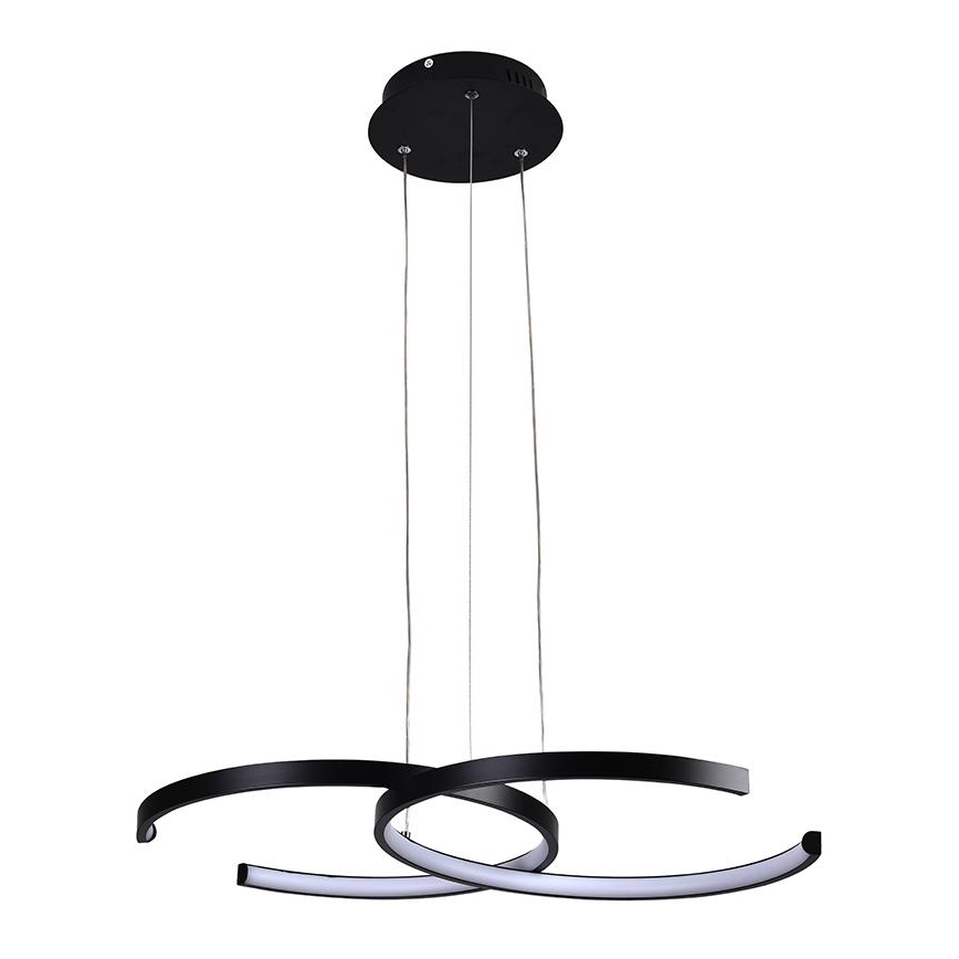 LED Stmievateľný luster na lanku LED/50W/230V 3000-6500K + diaľkové ovládanie