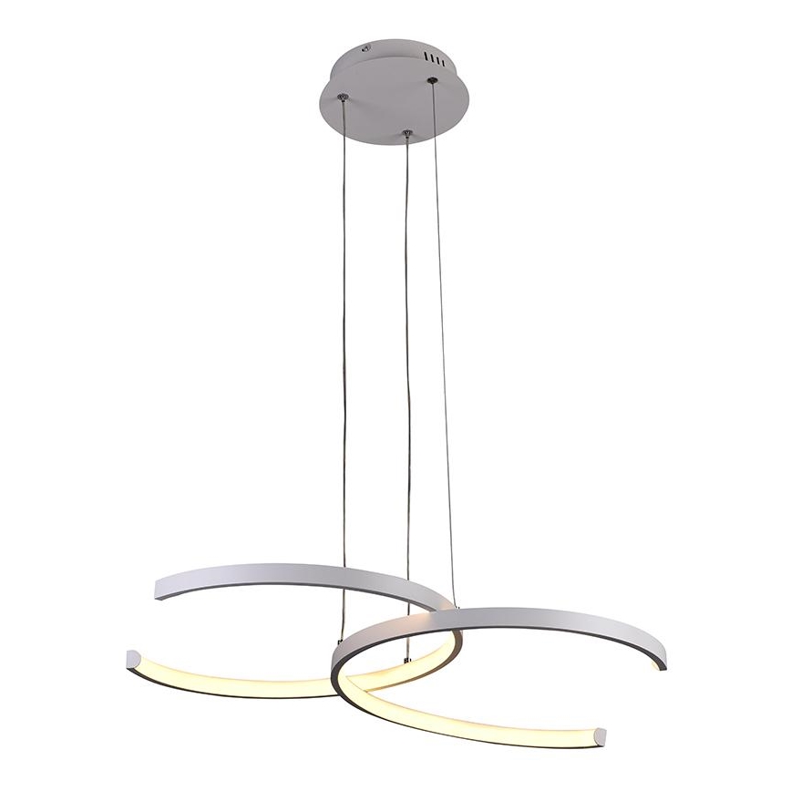 LED Stmievateľný luster na lanku LED/50W/230V 3000-6500K + diaľkové ovládanie