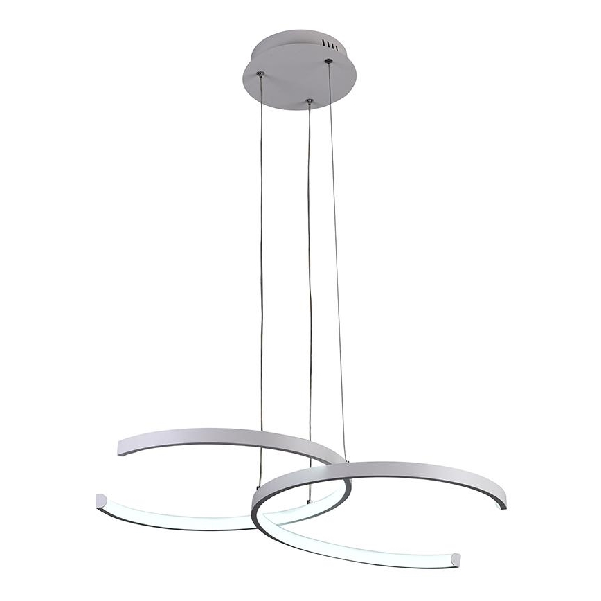 LED Stmievateľný luster na lanku LED/50W/230V 3000-6500K + diaľkové ovládanie
