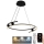 LED Stmievateľný luster na lanku LED/50W/230V 3000-6500K pr. 60 cm + diaľkové ovládanie