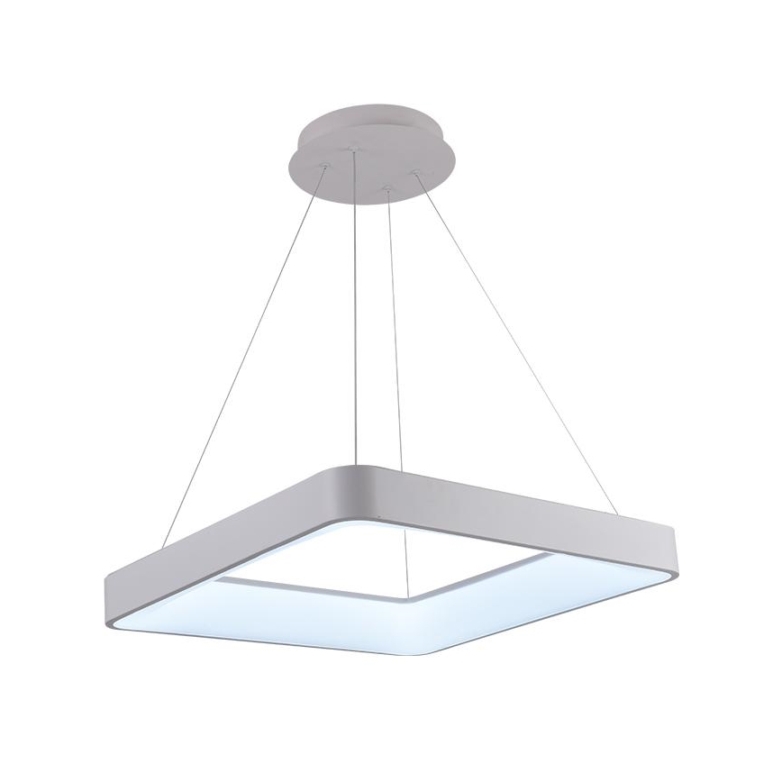 LED Stmievateľný luster na lanku LED/55W/230V 3000-6500K biela + diaľkové ovládanie