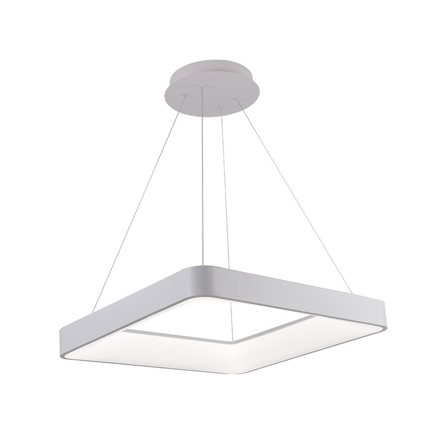 LED Stmievateľný luster na lanku LED/55W/230V 3000-6500K biela + diaľkové ovládanie