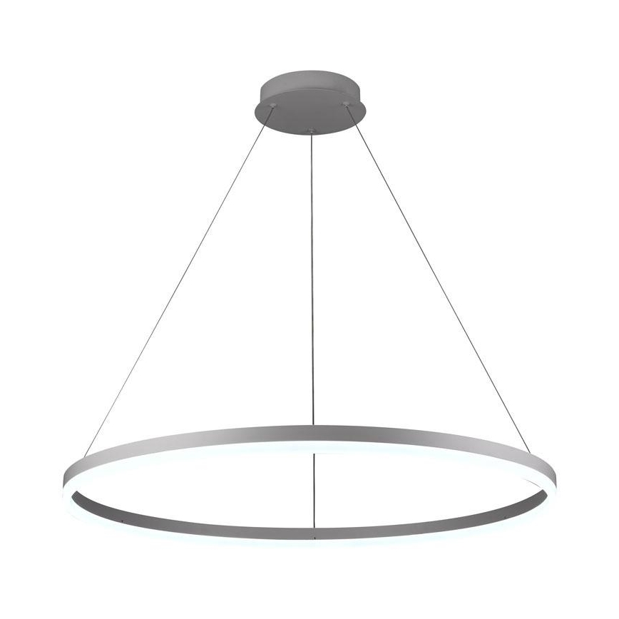 LED Stmievateľný luster na lanku LED/55W/230V 3000-6500K pr. 80 cm + diaľkové ovládanie