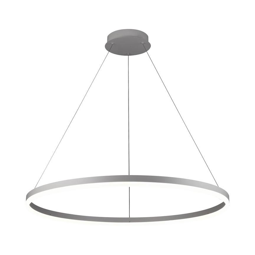 LED Stmievateľný luster na lanku LED/55W/230V 3000-6500K pr. 80 cm + diaľkové ovládanie