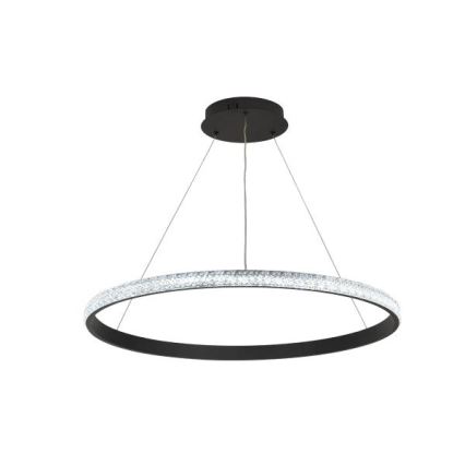 LED Stmievateľný luster na lanku LED/55W/230V 3000-6500K + diaľkové ovládanie