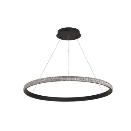 LED Stmievateľný luster na lanku LED/55W/230V 3000-6500K + diaľkové ovládanie