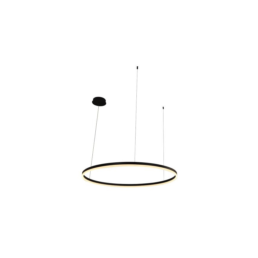 LED Stmievateľný luster na lanku LED/55W/230V 3000-6500K + diaľkové ovládanie