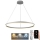 LED Stmievateľný luster na lanku LED/55W/230V 3000-6500K pr. 80 cm + diaľkové ovládanie
