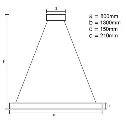 LED Stmievateľný krištáľový luster na lanku LED/60W/230V 3000-6500K zlatá + diaľkové ovládanie