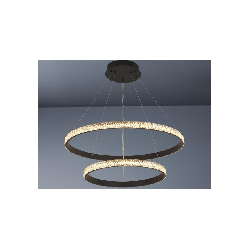 LED Stmievateľný luster na lanku LED/65W/230V 3000-6500K + diaľkové ovládanie