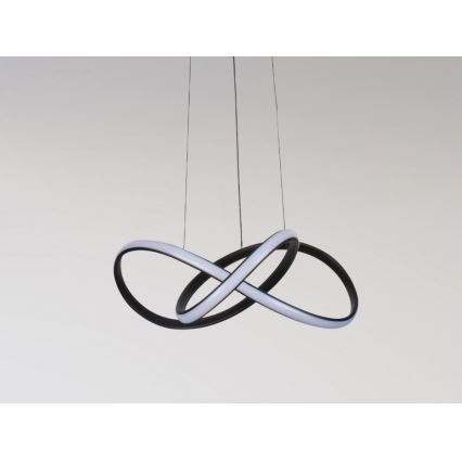LED stmievateľný luster na lankách LED/65W/230V 3000-6500K pr. 49 cm + diaľkové ovládanie