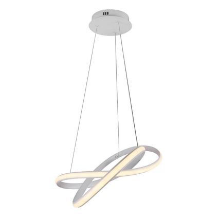 LED Stmievateľný luster na lanku LED/70W/230V 3000-6500K biela + diaľkové ovládanie