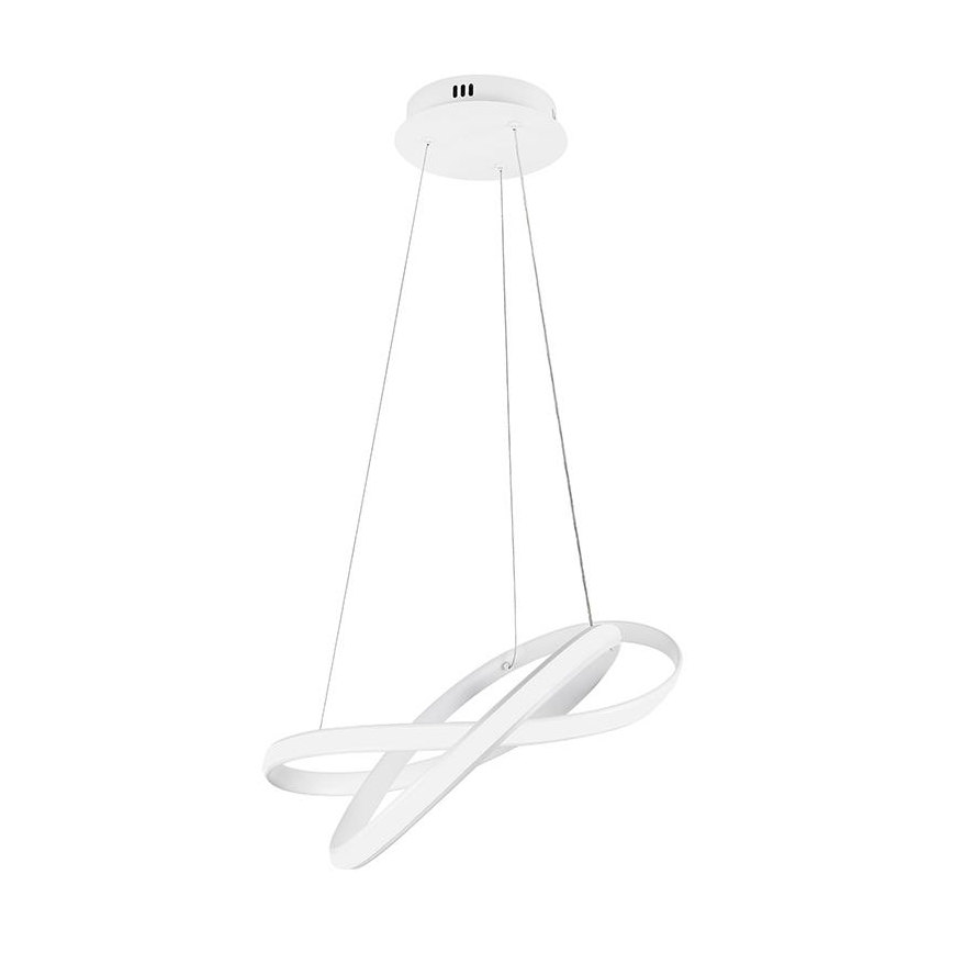 LED Stmievateľný luster na lanku LED/70W/230V 3000-6500K biela + diaľkové ovládanie