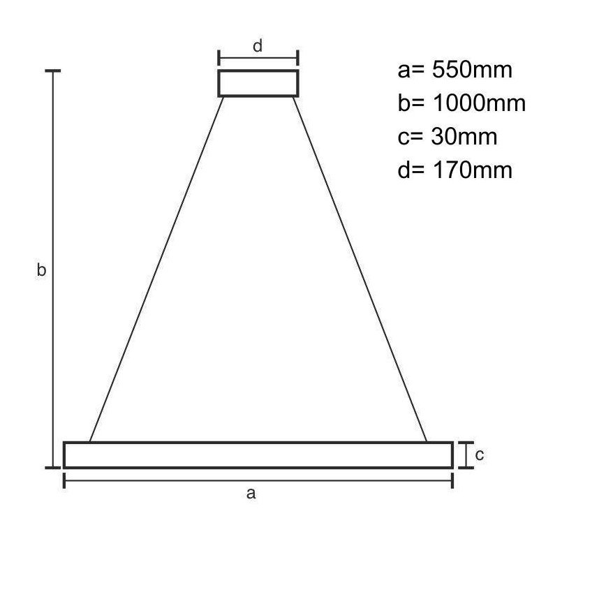 LED Stmievateľný luster na lanku LED/70W/230V 3000-6500K biela + diaľkové ovládanie