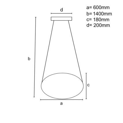 LED Stmievateľný luster na lanku LED/70W/230V 3000-6500K chróm + diaľkové ovládanie