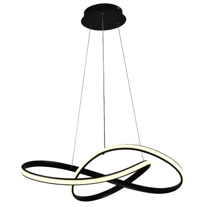 LED Stmievateľný luster na lanku LED/70W/230V 3000-6500K pr. 55 cm + diaľkové ovládanie