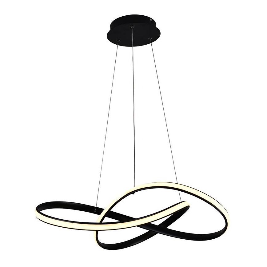LED Stmievateľný luster na lanku LED/70W/230V 3000-6500K pr. 55 cm + diaľkové ovládanie
