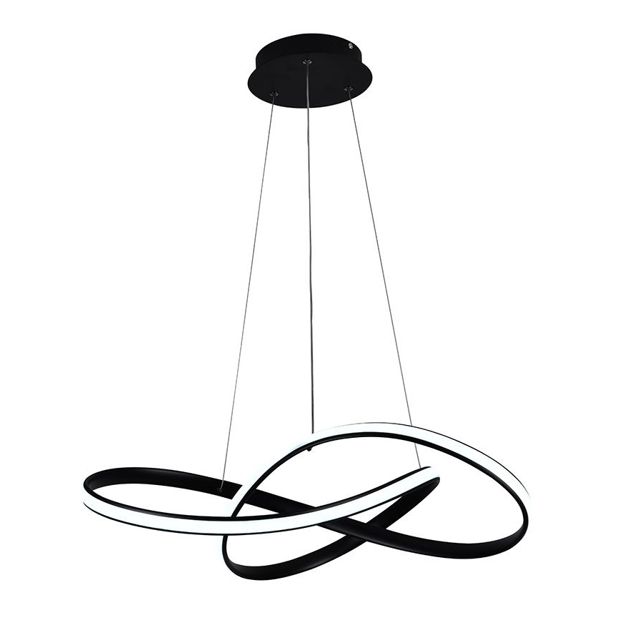 LED Stmievateľný luster na lanku LED/70W/230V 3000-6500K pr. 55 cm + diaľkové ovládanie