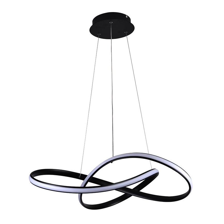 LED Stmievateľný luster na lanku LED/70W/230V 3000-6500K pr. 55 cm + diaľkové ovládanie