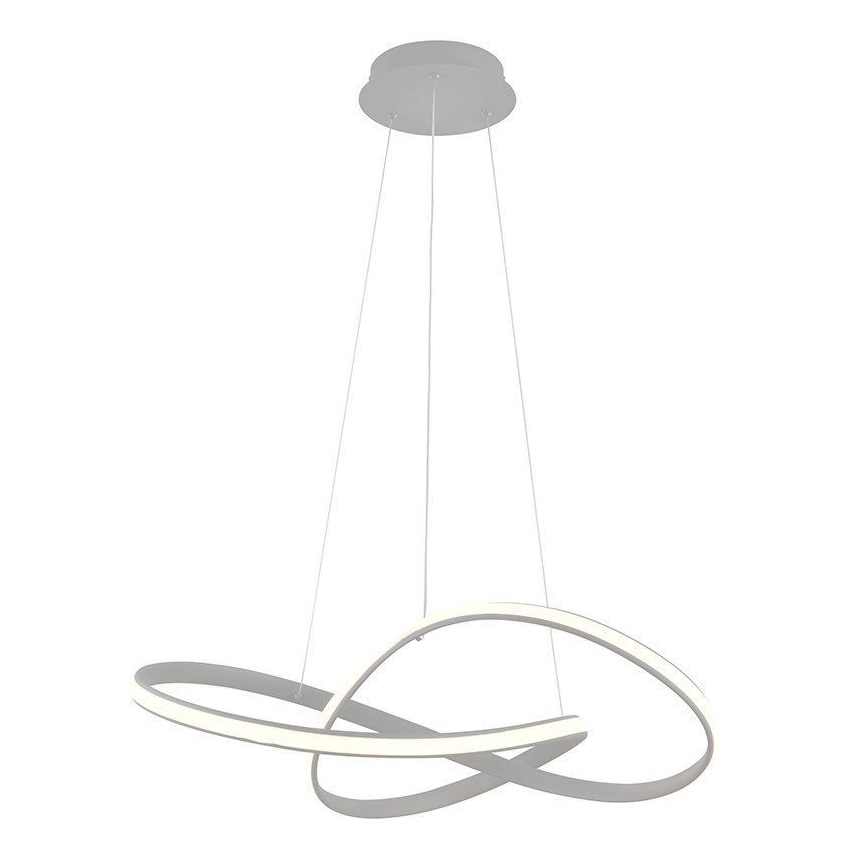 LED Stmievateľný luster na lanku LED/70W/230V 3000-6500K pr. 55 cm + diaľkové ovládanie