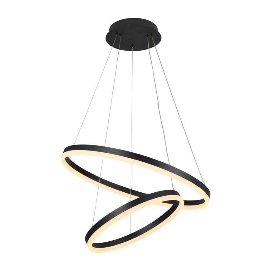 LED Stmievateľný luster na lanku LED/70W/230V 3000-6500K pr. 60 cm + diaľkové ovládanie