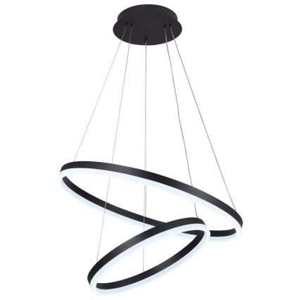 LED Stmievateľný luster na lanku LED/70W/230V 3000-6500K pr. 60 cm + diaľkové ovládanie