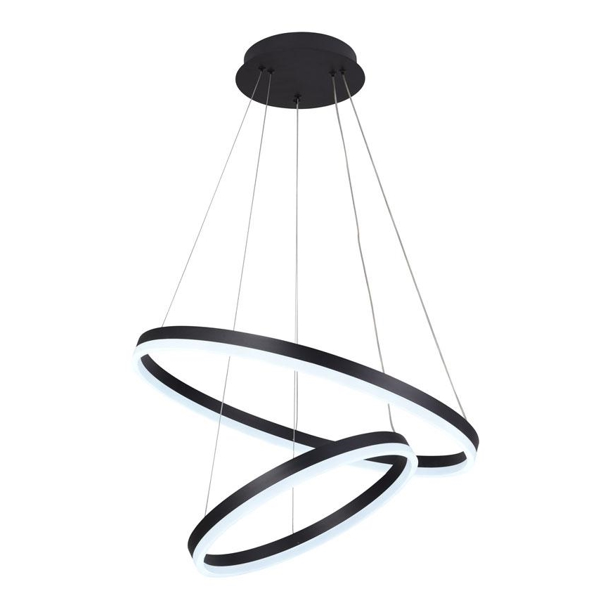 LED Stmievateľný luster na lanku LED/70W/230V 3000-6500K pr. 60 cm + diaľkové ovládanie