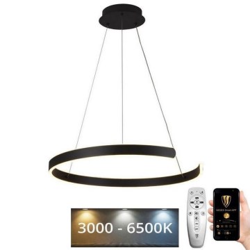 LED Stmievateľný luster na lanku LED/70W/230V 3000-6500K + diaľkové ovládanie