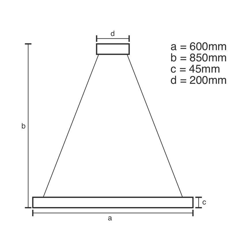 LED Stmievateľný luster na lanku LED/70W/230V 3000-6500K + diaľkové ovládanie