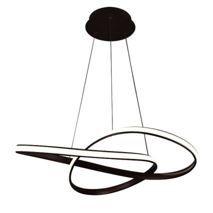 LED Stmievateľný luster na lanku LED/70W/230V 3000-6500K pr. 60 cm + diaľkové ovládanie