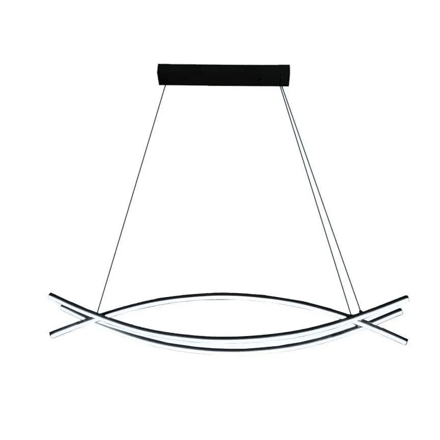 LED Stmievateľný luster na lanku LED/70W/230V 3000-6500K + diaľkové ovládanie