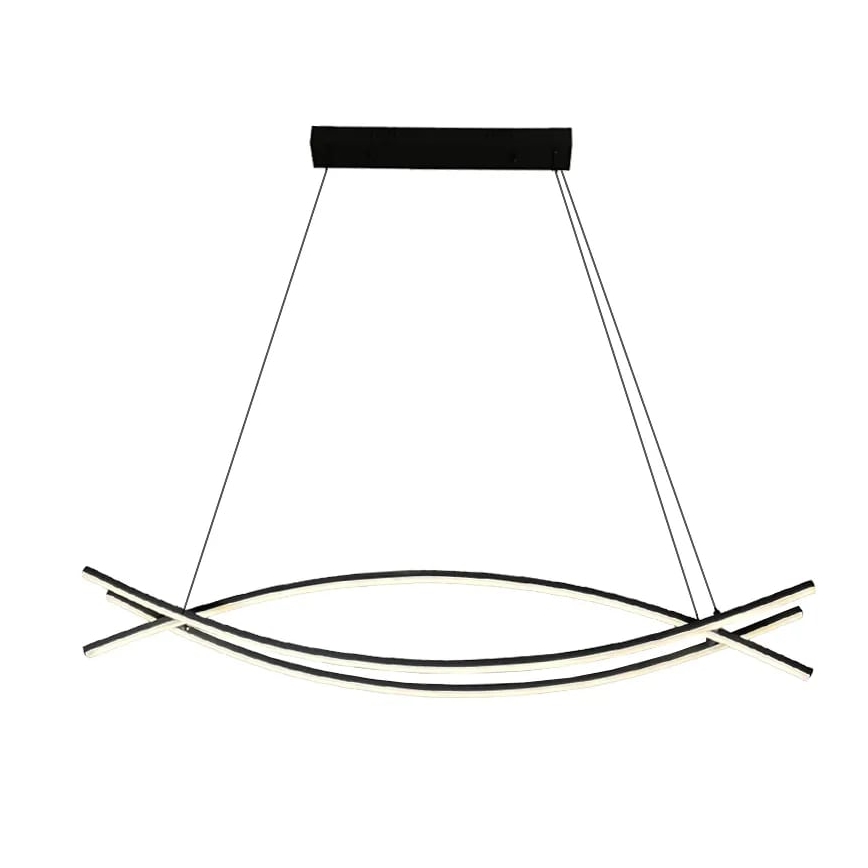 LED Stmievateľný luster na lanku LED/70W/230V 3000-6500K + diaľkové ovládanie