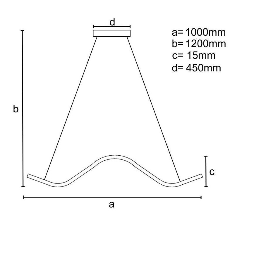 LED Stmievateľný luster na lanku LED/70W/230V 3000-6500K + diaľkové ovládanie