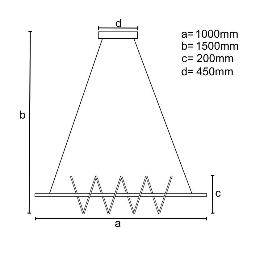 LED Stmievateľný luster na lanku LED/70W/230V 3000-6500K + diaľkové ovládanie