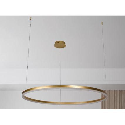 LED Stmievateľný luster na lanku LED/72W/230V 3000-6500K + diaľkové ovládanie