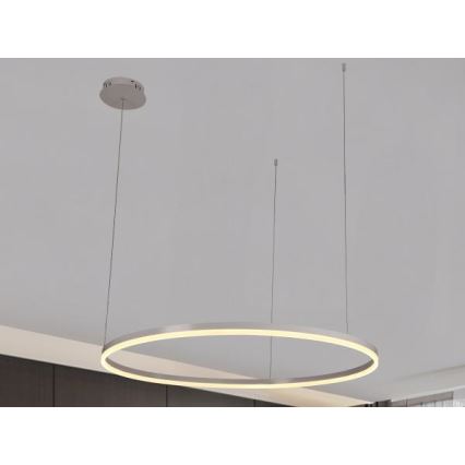 LED Stmievateľný luster na lanku LED/72W/230V 3000-6500K + diaľkové ovládanie