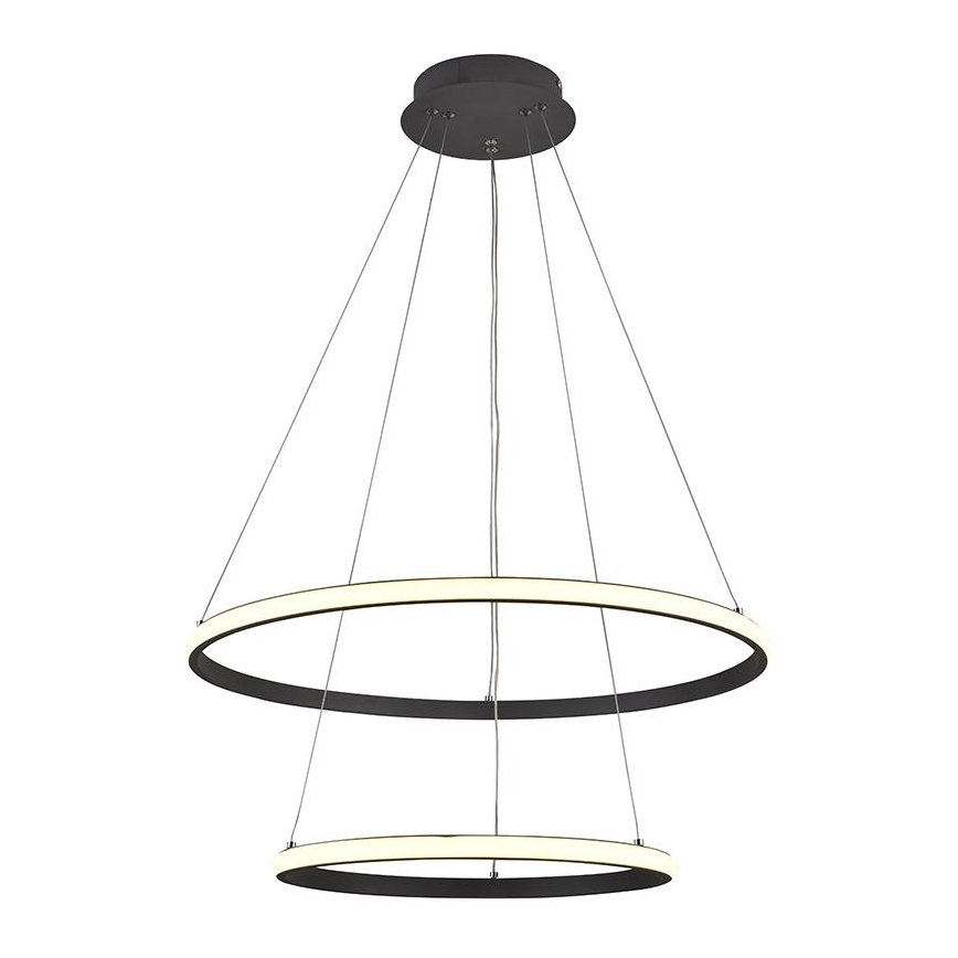LED Stmievateľný luster na lanku LED/75W/230V 3000-6500K + diaľkové ovládanie