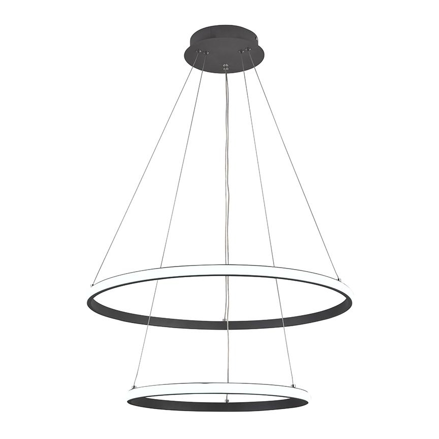 LED Stmievateľný luster na lanku LED/75W/230V 3000-6500K + diaľkové ovládanie