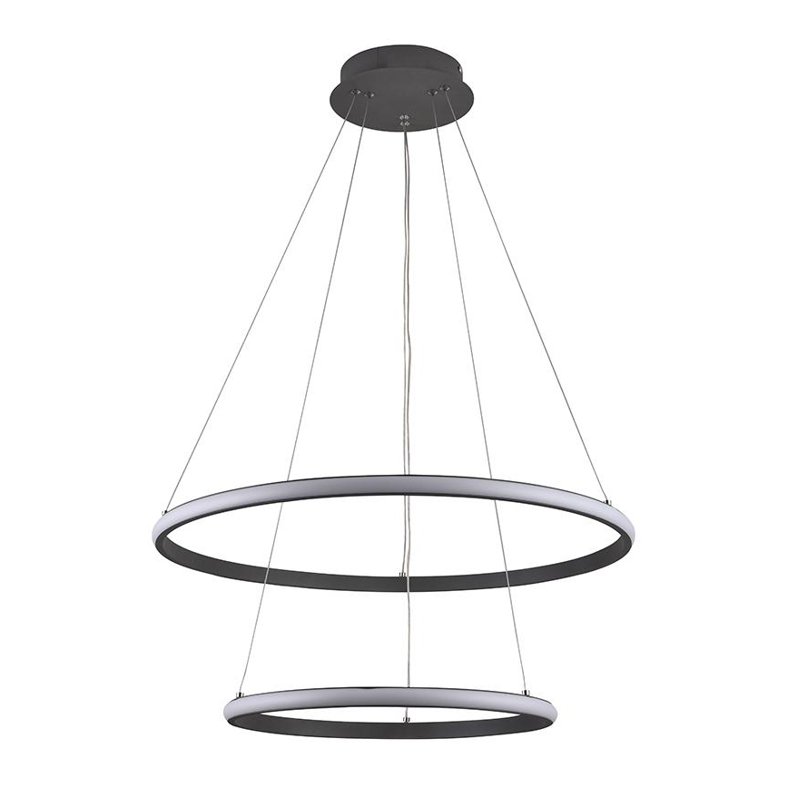 LED Stmievateľný luster na lanku LED/75W/230V 3000-6500K + diaľkové ovládanie