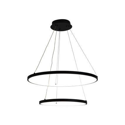 LED Stmievateľný luster na lanku LED/75W/230V 3000-6500K pr. 60 cm + diaľkové ovládanie