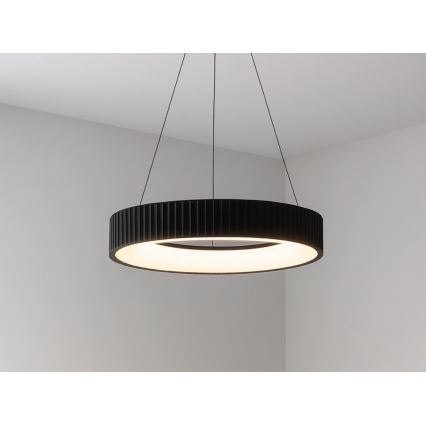 LED stmievateľný luster na lanku LED/75W/230V 3000-6500K pr. 49 cm + diaľkové ovládanie