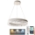LED Stmievateľný luster na lanku LED/80W/230V 3000-6500K biela + diaľkové ovládanie