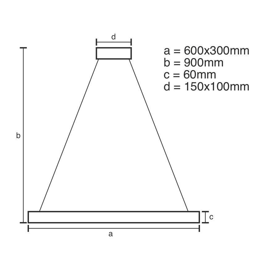 LED Stmievateľný luster na lanku LED/80W/230V 3000-6500K + diaľkové ovládanie