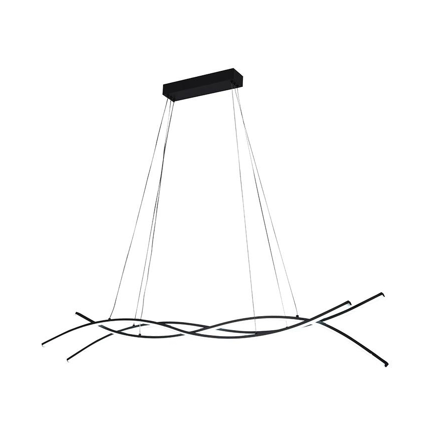 LED Stmievateľný luster na lanku LED/80W/230V 3000-6500K + diaľkové ovládanie